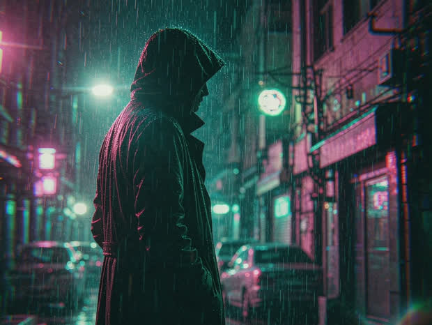 AI 生成的电影感人物画面